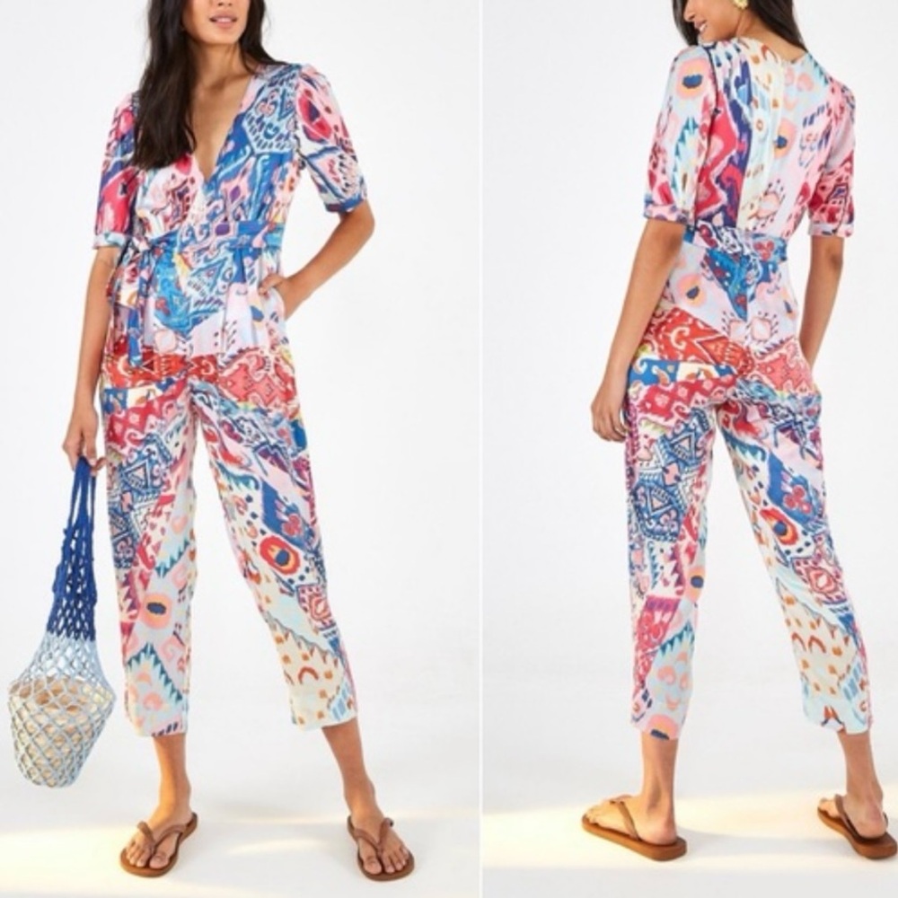 FARM Rio Colorful Patterned Jumpsuit